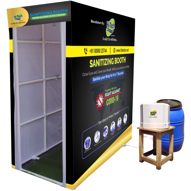Sanitizing Booth switch-operated 